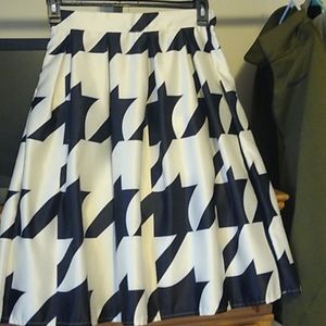 Black and white skirt